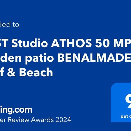Deluxe Studio Athos 50 Mp Garden Patio Benalmadena Golf & Beach Exterior foto